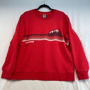 Wind River Mountain Crewneck Heavyweight Sweatshirt Red Women’s Size XL